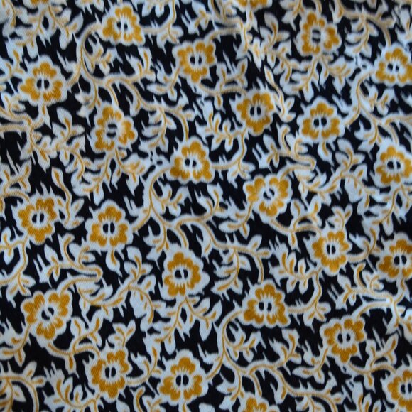 Boden Knot Front Jersey Dress Black Clover Swirl Short Sleeve Size 10R - Picture 12 of 12